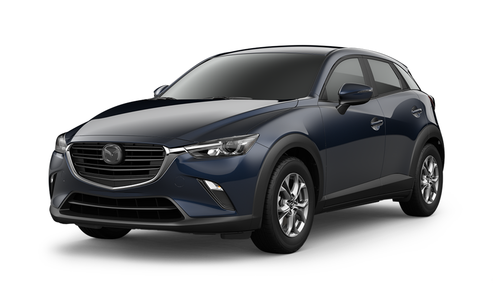 2021 Mazda CX-3 Deep Crystal Blue Mica | Royal Moore Mazda in Hillsboro OR