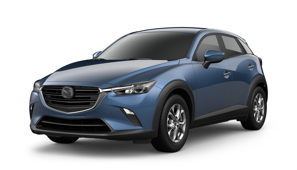 2021 Mazda CX-3 Eternal Blue Mica | Royal Moore Mazda in Hillsboro OR