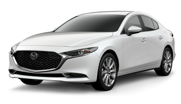 2021 Mazda3 Sedan Snowflake White Pearl | Royal Moore Mazda in Hillsboro OR