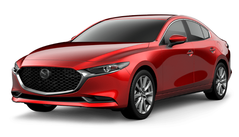2021 Mazda3 Sedan Soul Red Crystal Metallic | Royal Moore Mazda in Hillsboro OR