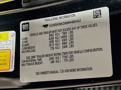 2021 Chevrolet Tahoe LT