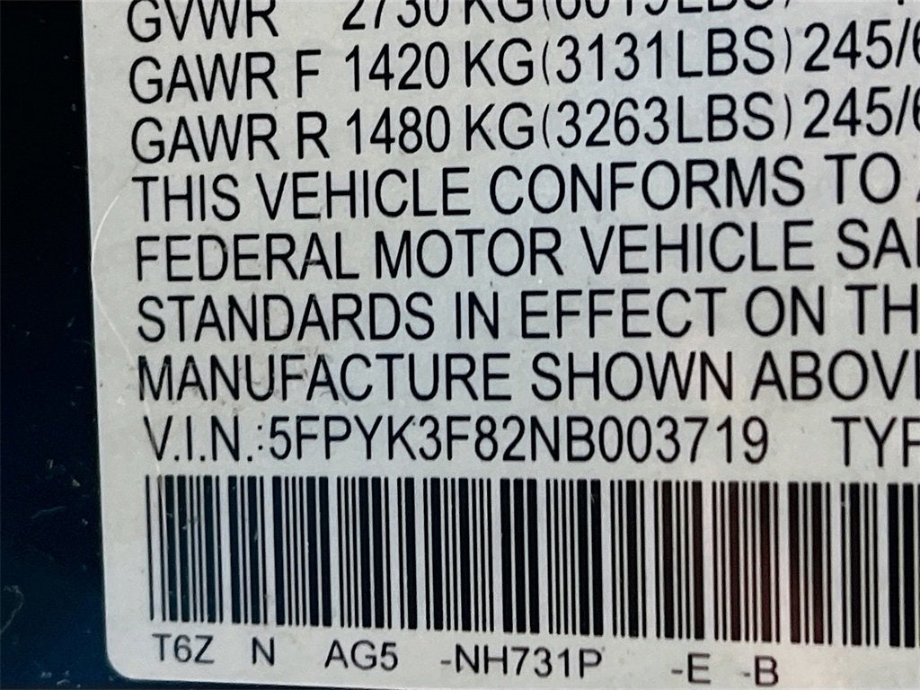 2022 Honda Ridgeline Black Edition