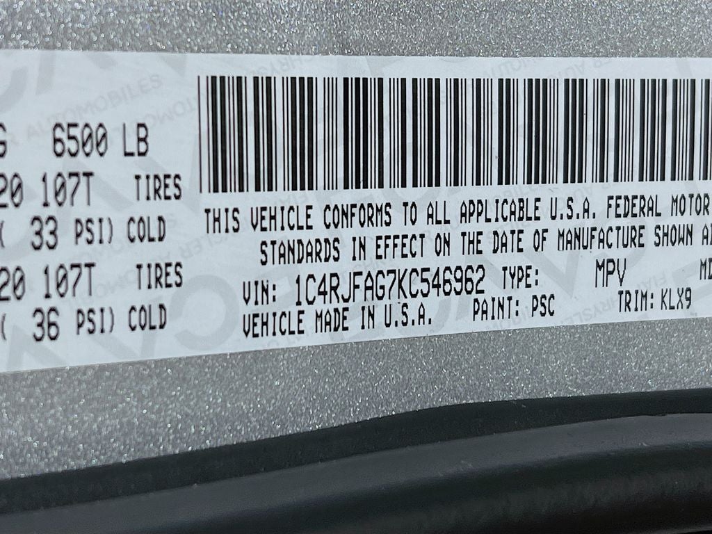 2019 Jeep Grand Cherokee Altitude