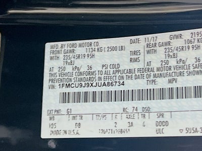 2018 Ford Escape Titanium