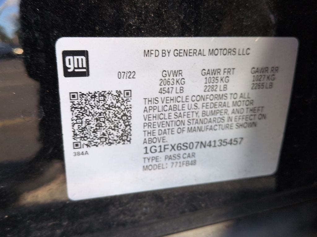 2022 Chevrolet Bolt EV 2LT