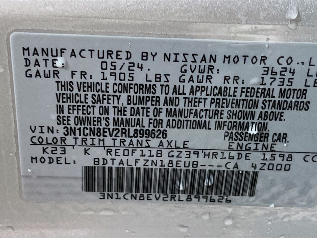 2024 Nissan Versa 1.6 SV