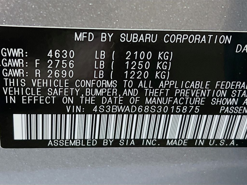 2025 Subaru Legacy Premium