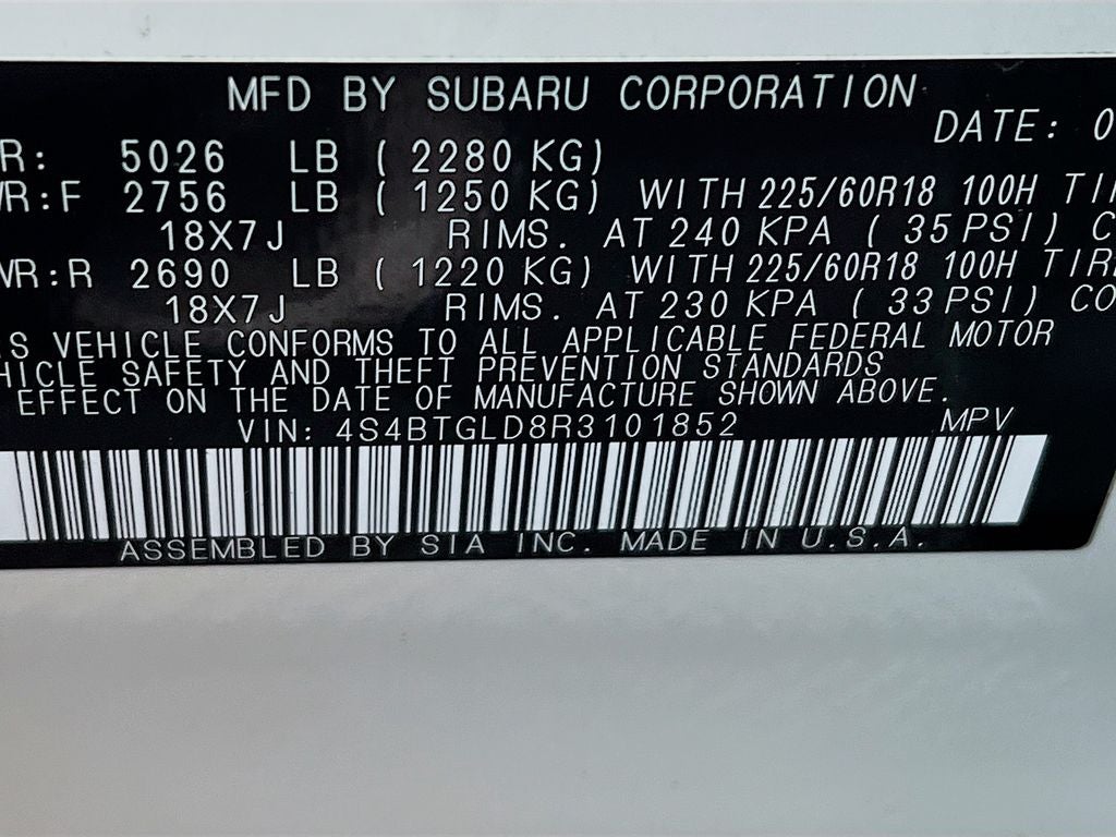 2024 Subaru Outback Onyx Edition XT