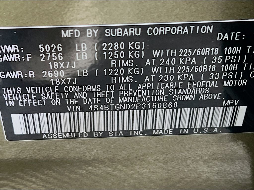 2023 Subaru Outback Limited XT