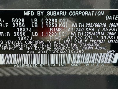 2021 Subaru Outback Touring XT