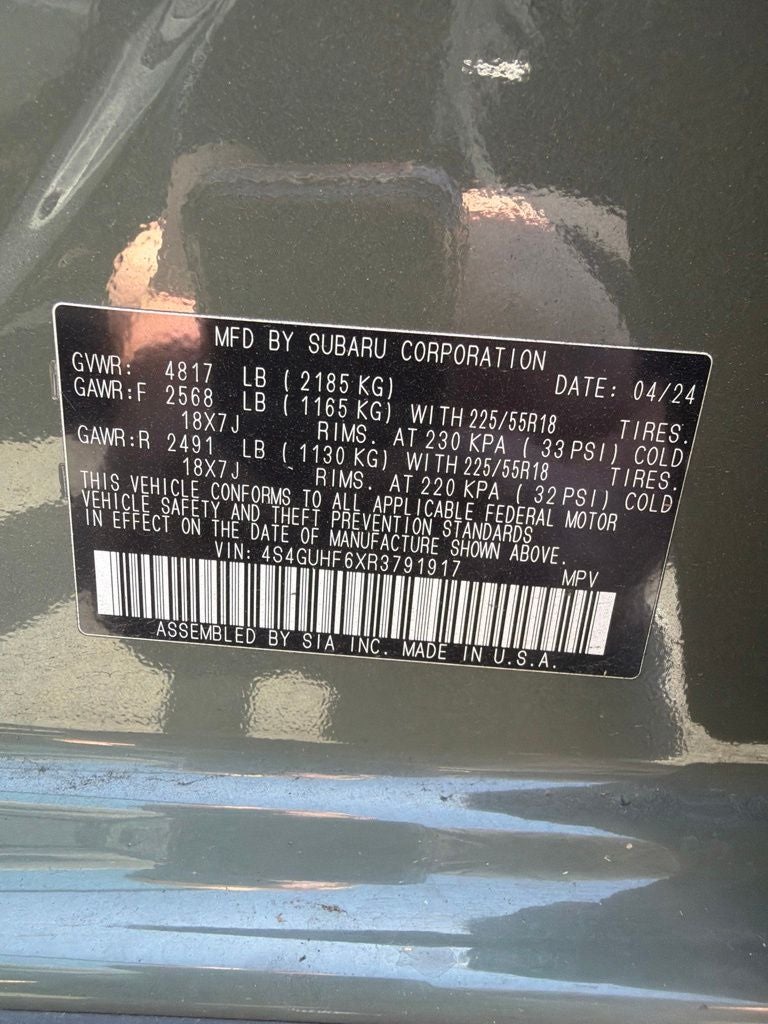 2024 Subaru Crosstrek Sport