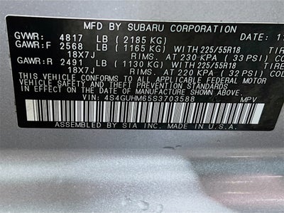 2025 Subaru Crosstrek Limited