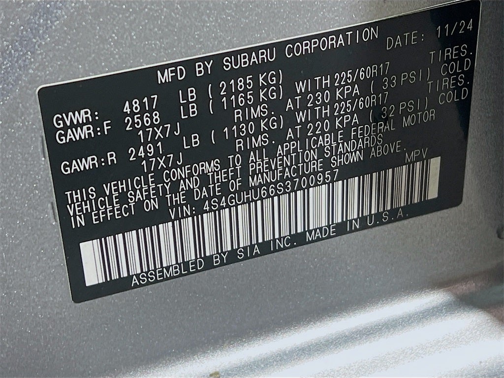 2025 Subaru Crosstrek Wilderness