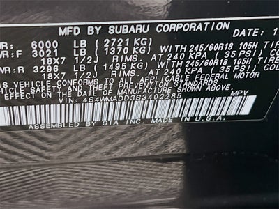 2025 Subaru Ascent Premium