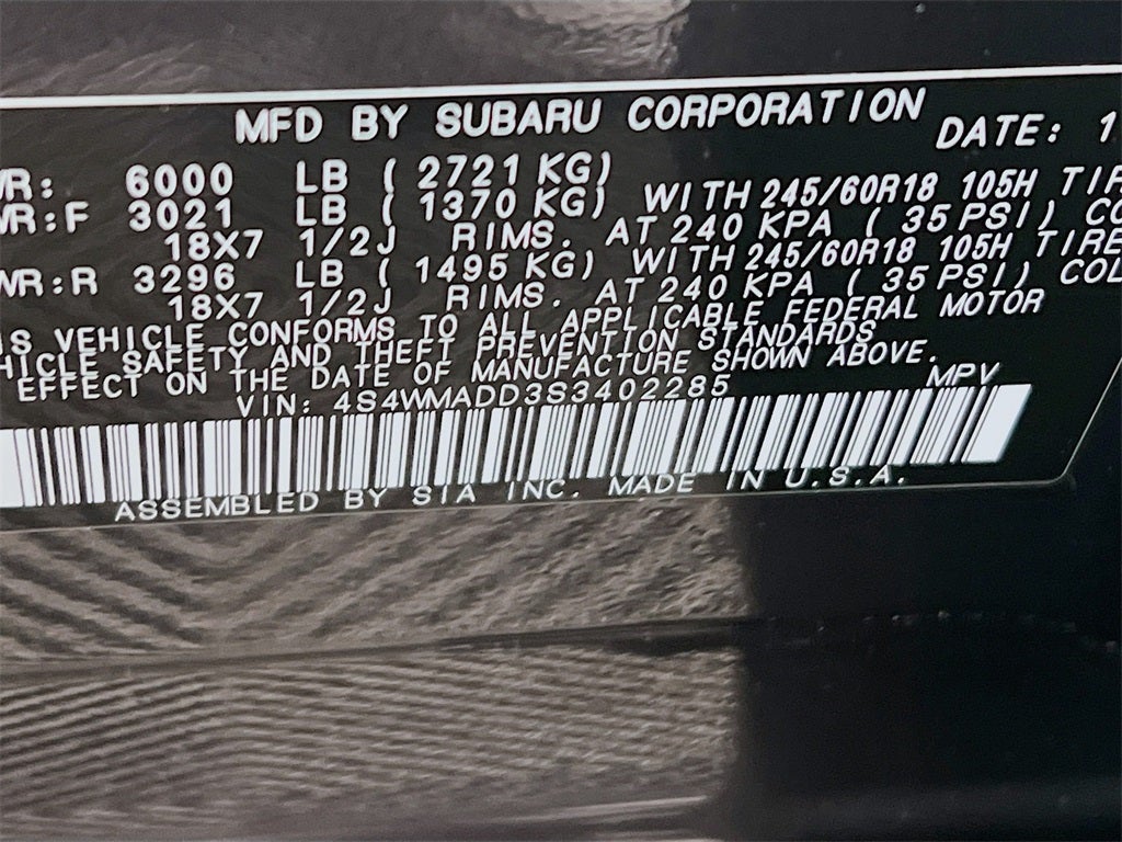 2025 Subaru Ascent Premium