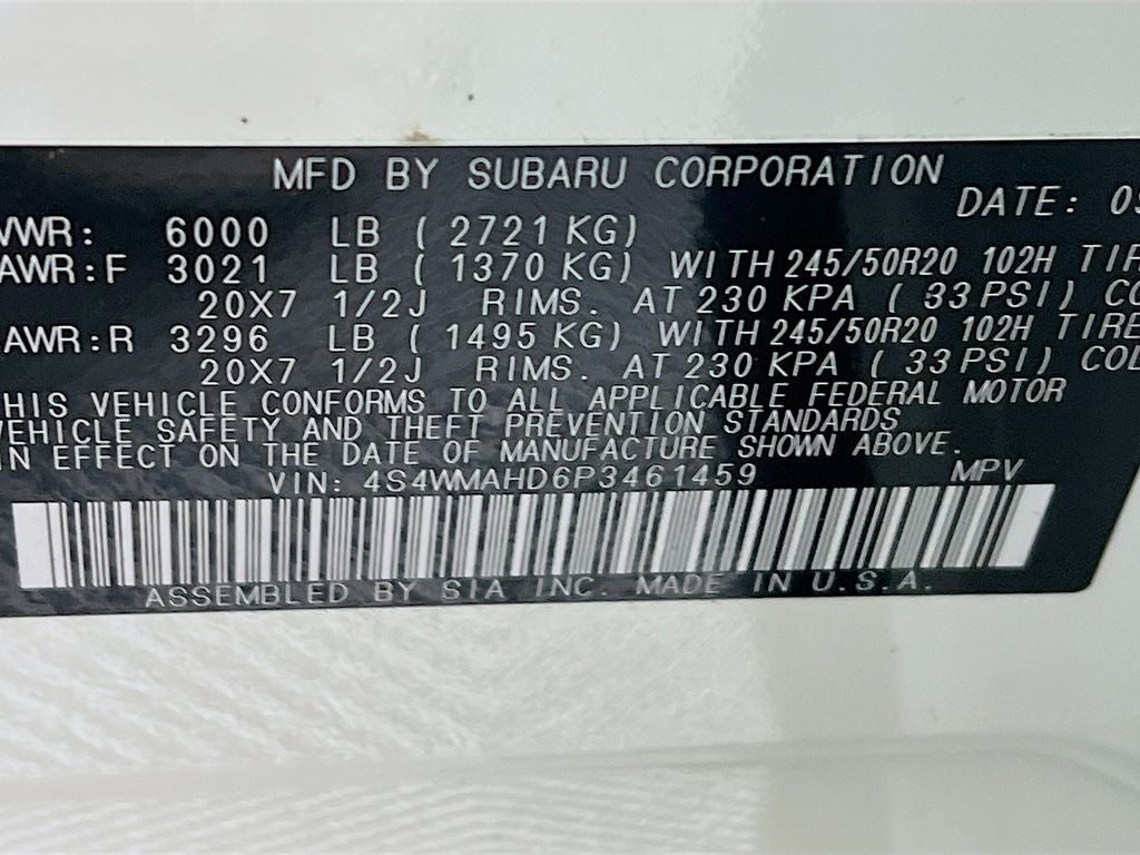 2023 Subaru Ascent Onyx Edition