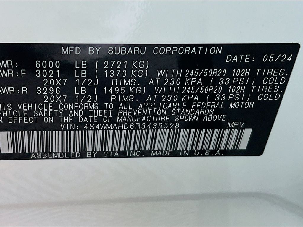2024 Subaru Ascent Onyx Edition
