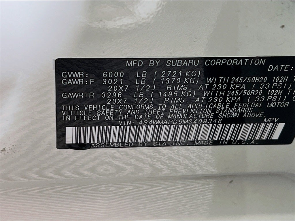 2021 Subaru Ascent Limited