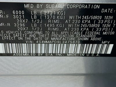 2020 Subaru Ascent Limited