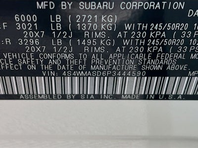 2023 Subaru Ascent Limited
