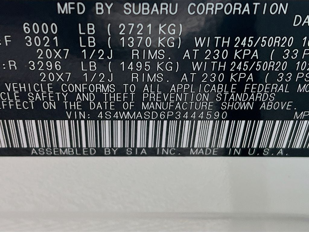 2023 Subaru Ascent Limited