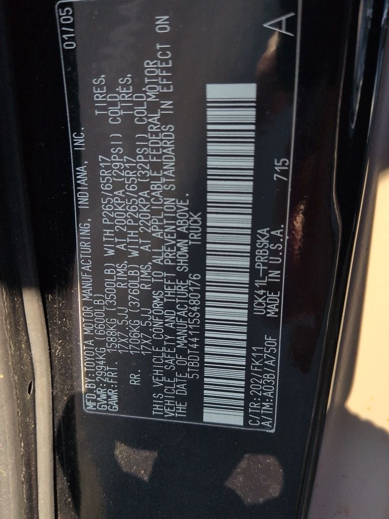2005 Toyota Tundra SR5
