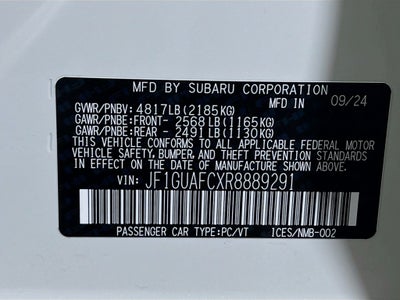 2024 Subaru Impreza Sport