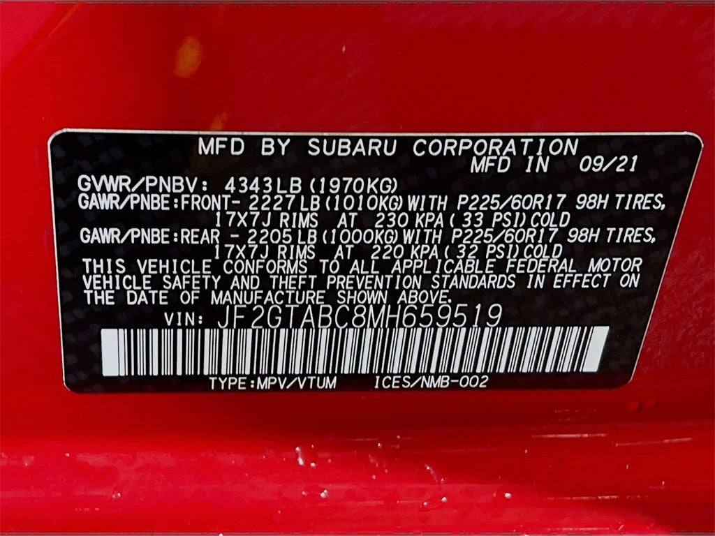 2021 Subaru Crosstrek Base