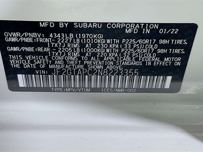 2022 Subaru Crosstrek Premium