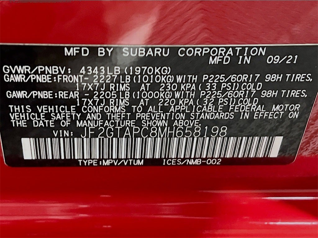 2021 Subaru Crosstrek Premium