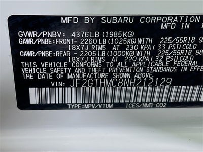 2022 Subaru Crosstrek Limited