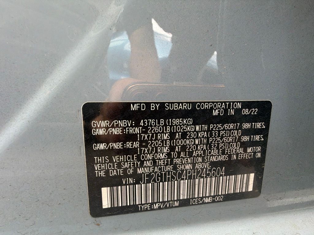 2023 Subaru Crosstrek Sport