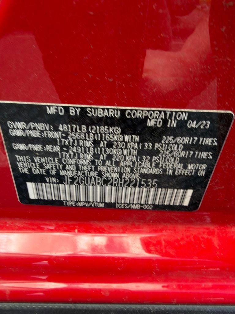 2024 Subaru Crosstrek Base