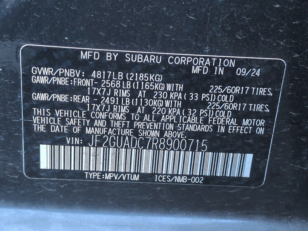 2024 Subaru Crosstrek Premium