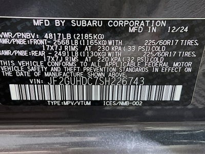 2025 Subaru Crosstrek Premium