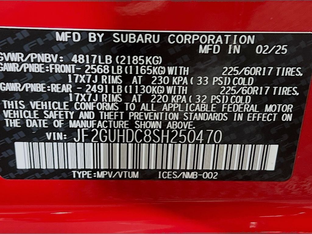 2025 Subaru Crosstrek Premium