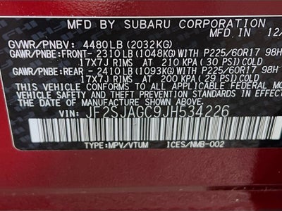 2018 Subaru Forester 2.5i Premium