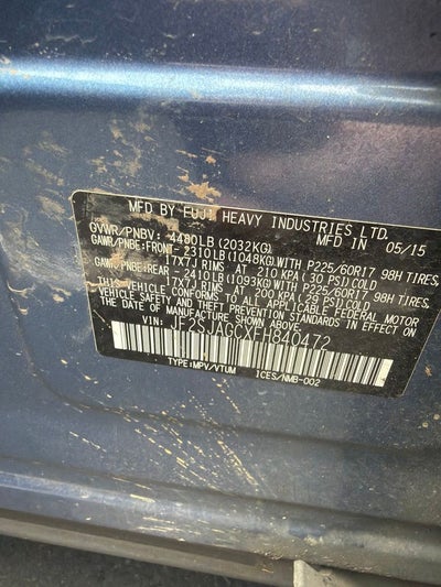 2015 Subaru Forester 2.5i Premium