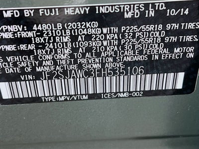 2015 Subaru Forester 2.5i Touring