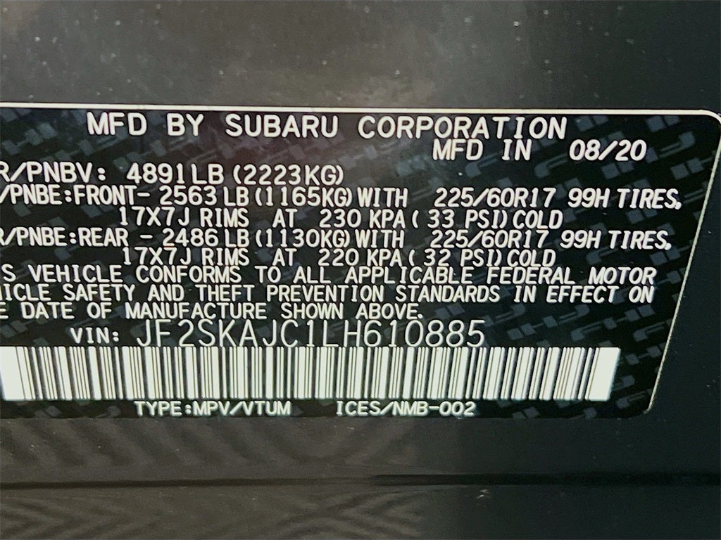 2020 Subaru Forester Premium