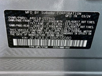 2024 Subaru Forester Wilderness