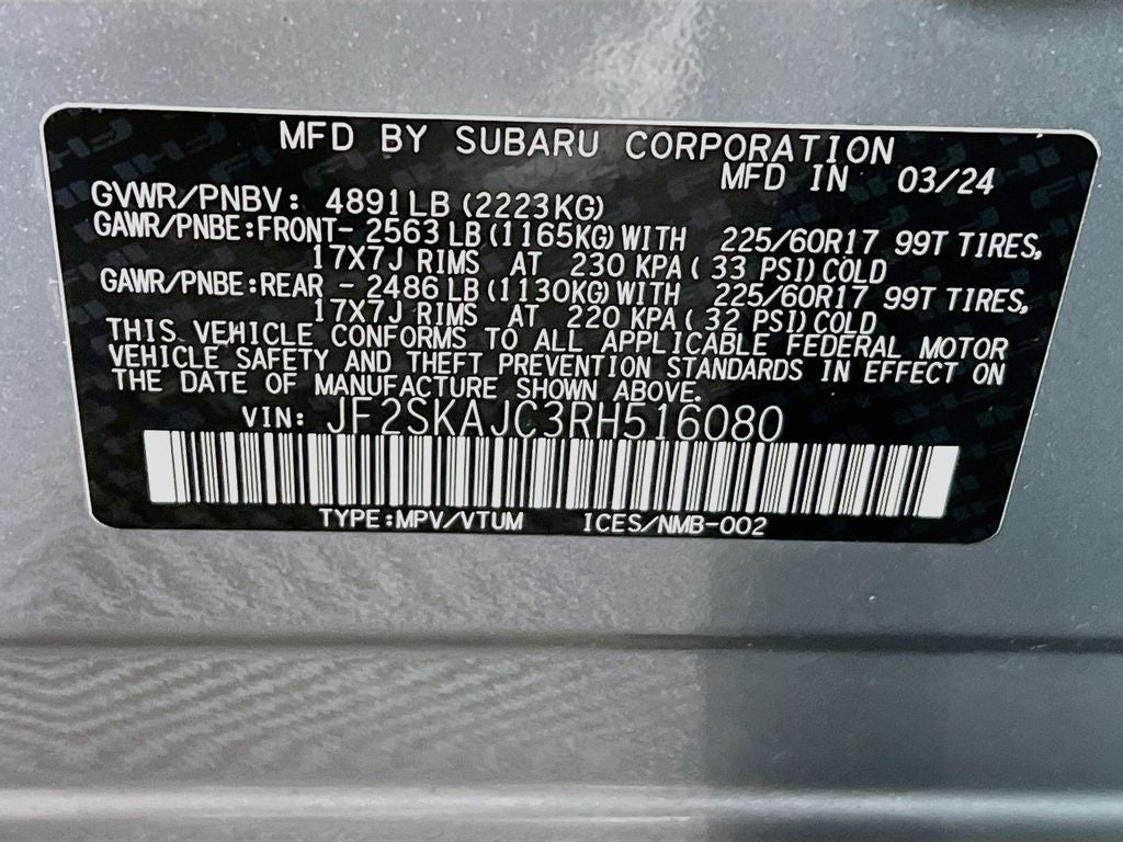2024 Subaru Forester Wilderness