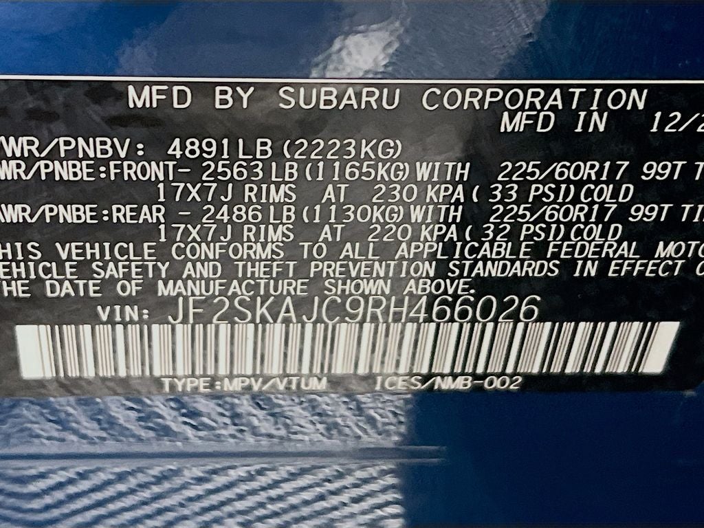 2024 Subaru Forester Wilderness