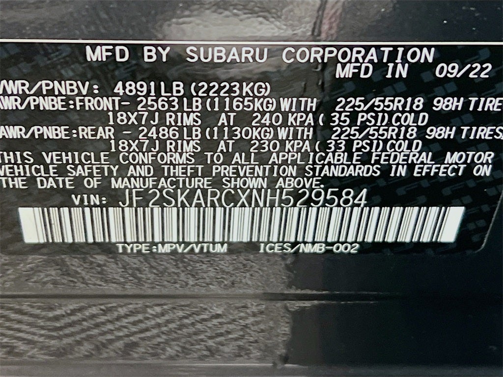 2022 Subaru Forester Touring