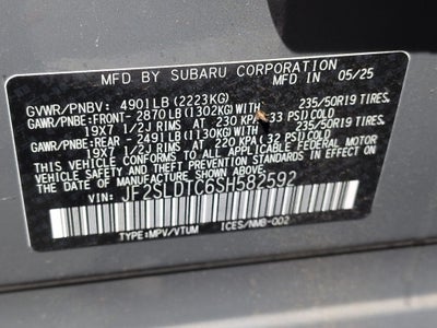 2025 Subaru Forester Touring