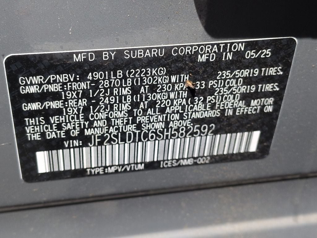 2025 Subaru Forester Touring
