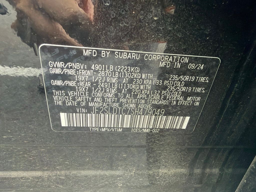 2025 Subaru Forester Touring