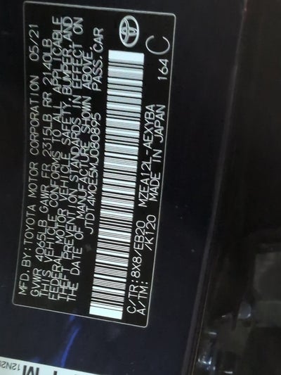 2021 Toyota Corolla XSE