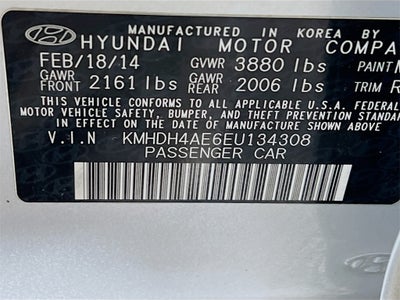 2014 Hyundai Elantra SE