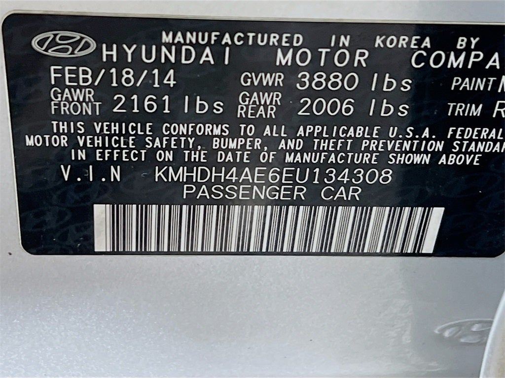 2014 Hyundai Elantra SE